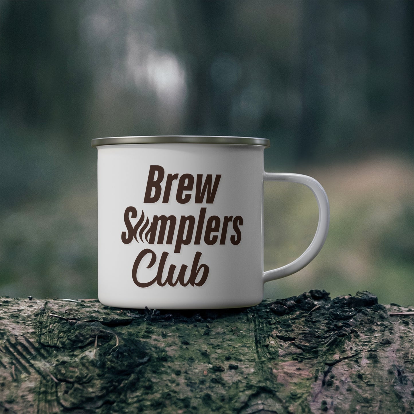 Enamel Camping Mug - Brew Samplers Club 12 oz
