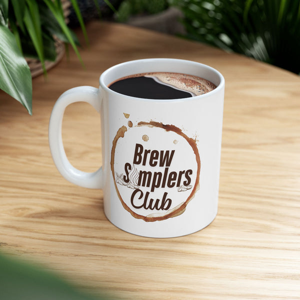 11 oz. Brew Samplers Club Coffee Ring Print Mug