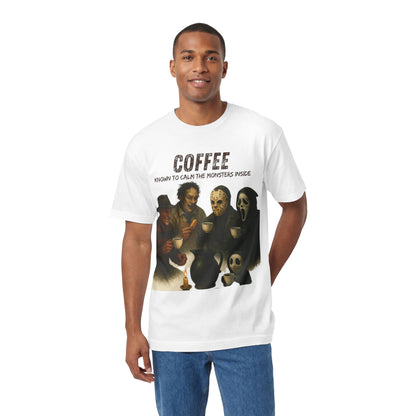Coffee. Known to calm the monsters inside T-shirt