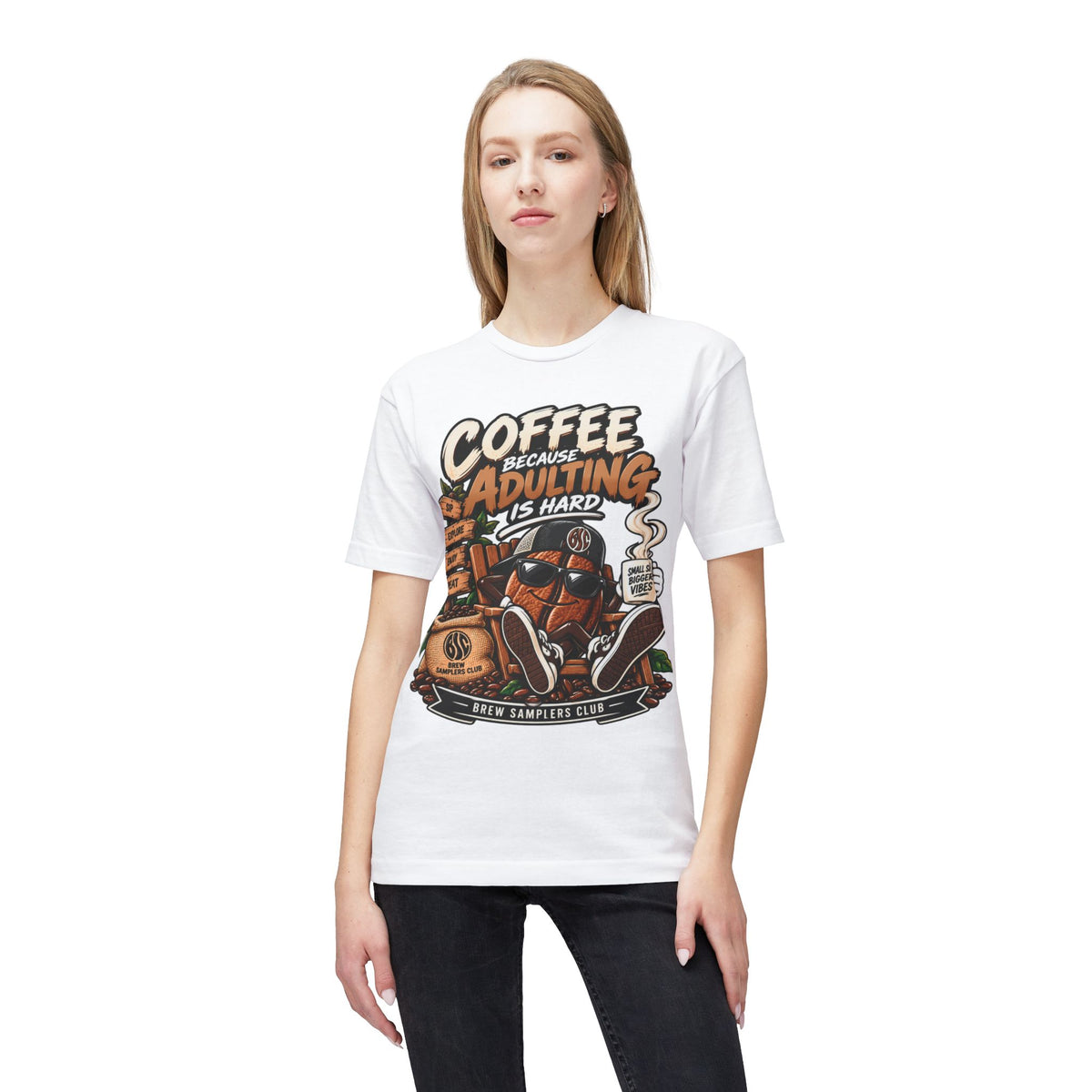 Coffee Because Adulting Is Hard T-Shirt