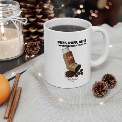 "Puff Puff Bliss" 11oz mug