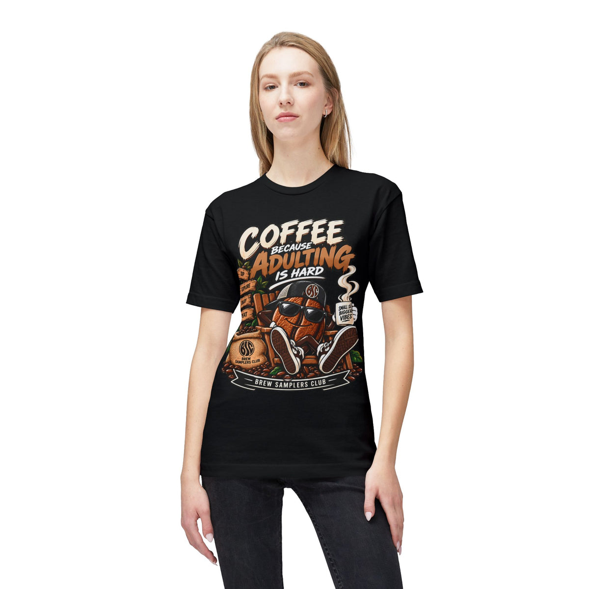 Coffee Because Adulting Is Hard T-Shirt