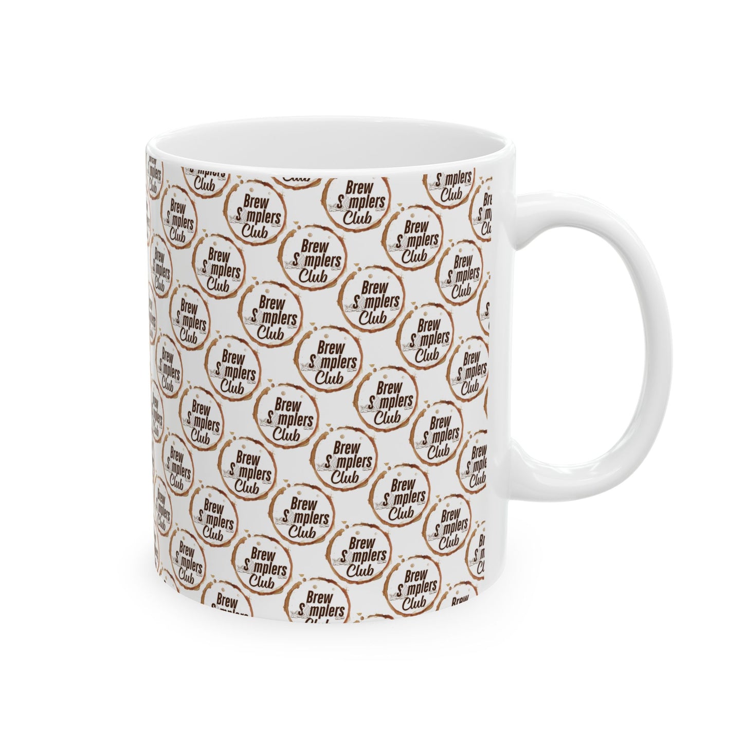 Brew Samplers Club Ceramic Mug - Unique Coffee Gift for Enthusiasts