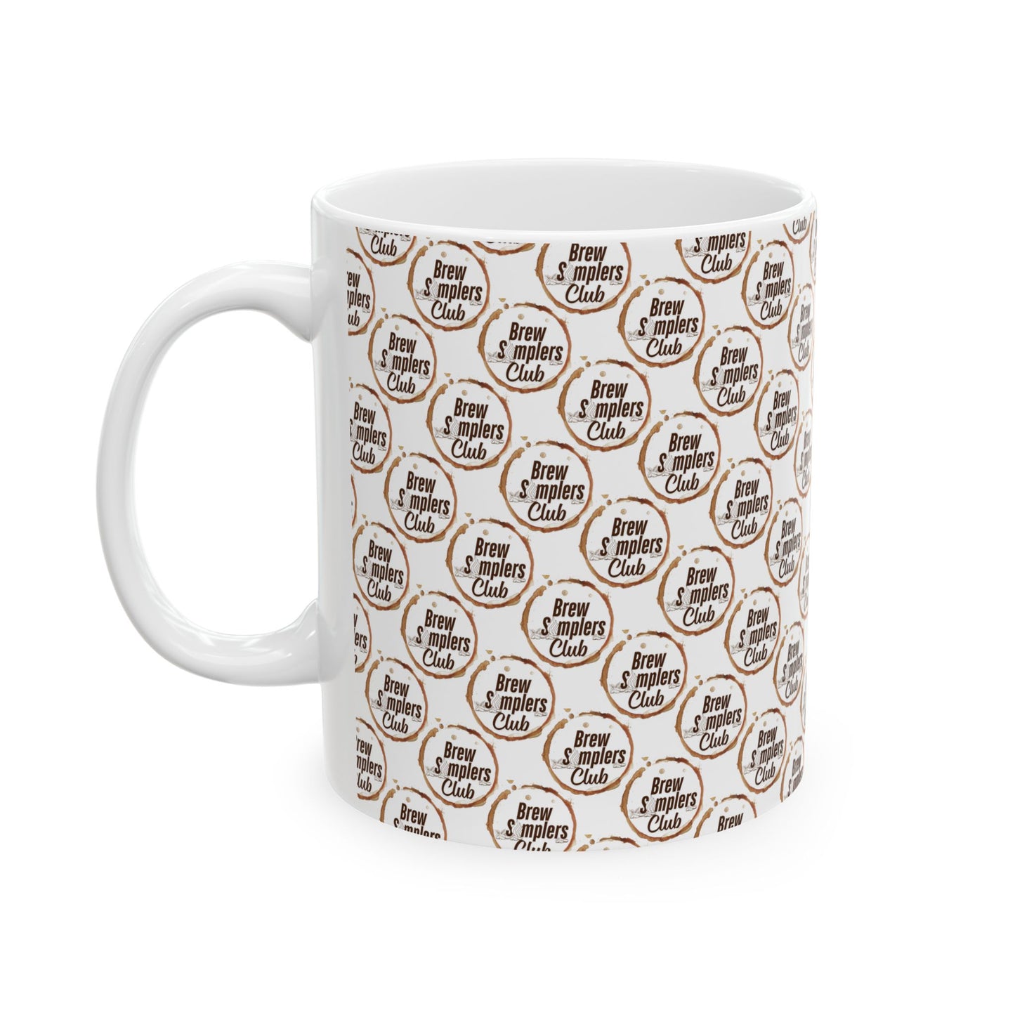 Brew Samplers Club Ceramic Mug - Unique Coffee Gift for Enthusiasts