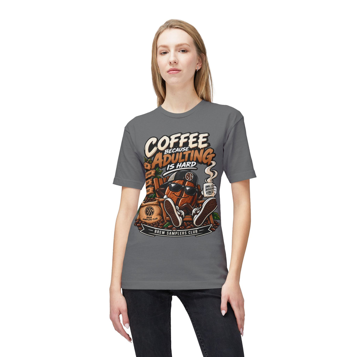 Coffee Because Adulting Is Hard T-Shirt