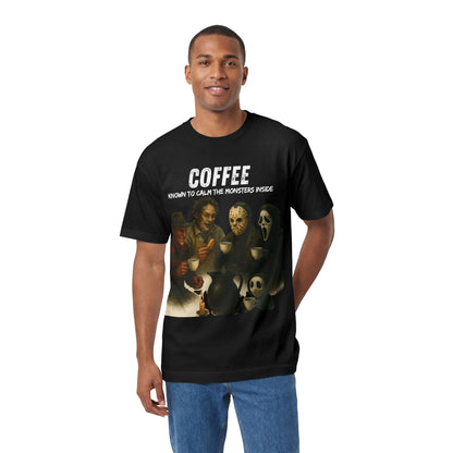 Coffee. Known to calm the monsters inside T-shirt