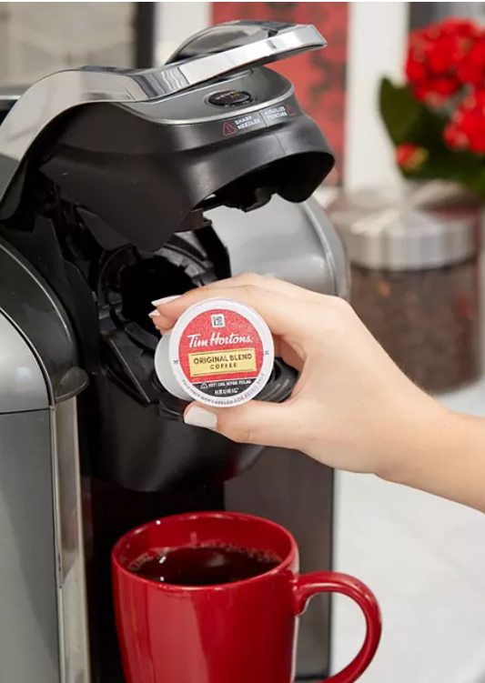 Tim Hortons Premium Medium Roast K-Cup Coffee Pods, Original Blend