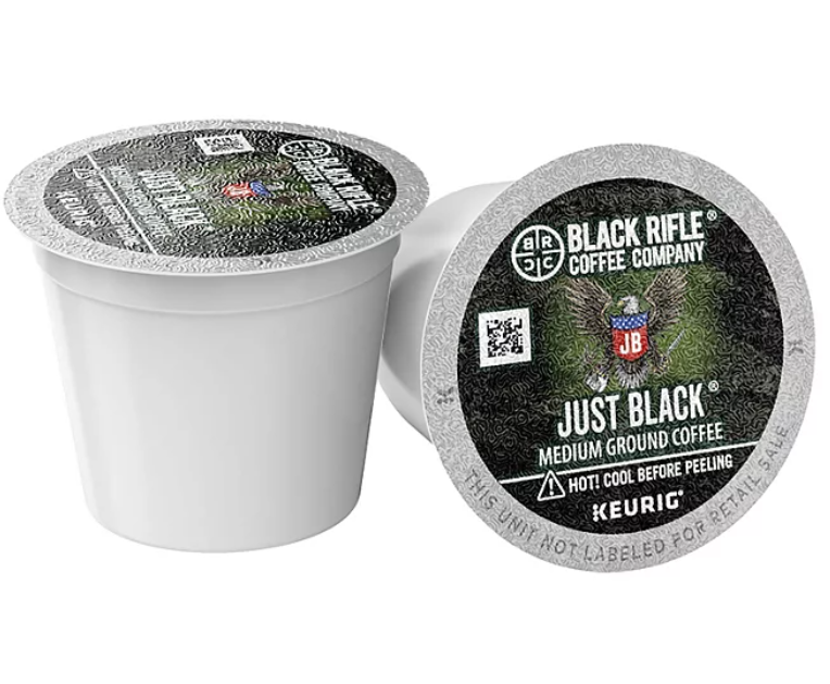 Black Rifle Coffee Company Just Black, Medium Roast K-Cup Coffee Pods